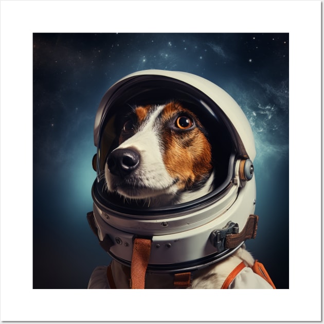 Astro Dog - Smooth Fox Terrier Wall Art by Merchgard